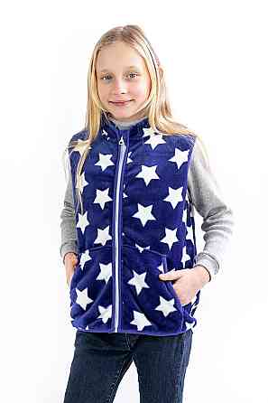 Жилет дитячий, темно-синій, бежевий, темно-сірий топ Крохатушка одяг Київ