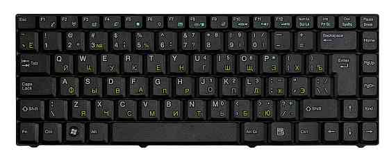 Клавиатура для ноутбука Asus EEE PC (C90, C90P, C90S, Z98, Z37) Black, RU (вертикальный энтер) Вінниця