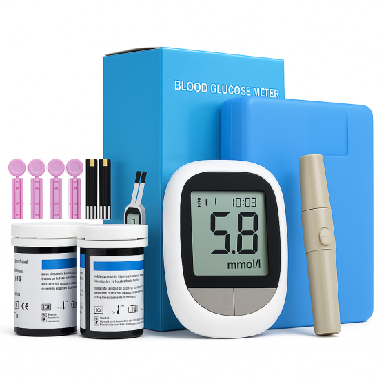 Прилад для вимірювання цукру 50 полосок, Глюкометр цукру Вимірювач в крові KI-31 Львів