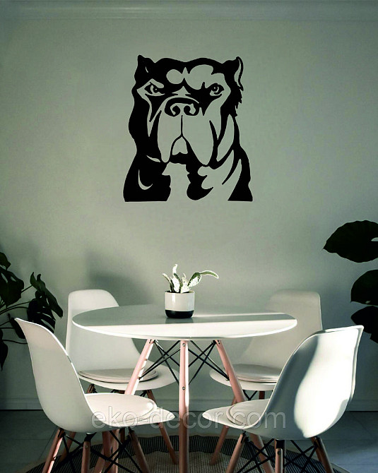 Декоративное настенное Панно «Кане-корсо», Декор на стену 110*96 см., Черный Киев - изображение 9