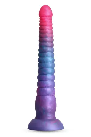 Фаллоимитатор NS Novelties Colours Stacked жидкий силикон, розово-синий, 23 см Sex Aura Киев