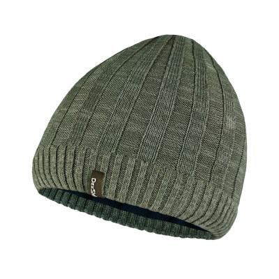 Водонепроникна шапка Dexshell Heathered Rib Knit Beanie Onesize 56-58 см хакі (DH32405SSN) Вінниця - фото 1