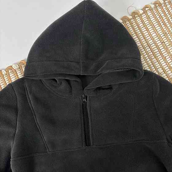 Детский теплый костюм тедди из полар флиса на затяжках (толстовка с капюшоном + штаны)Графит 104 Каменец-Подольский