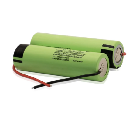 Аккумулятор Li-ion 18650 Panasonic 3400 мАч 3.7В + провод DIY (Зеленый) Винница