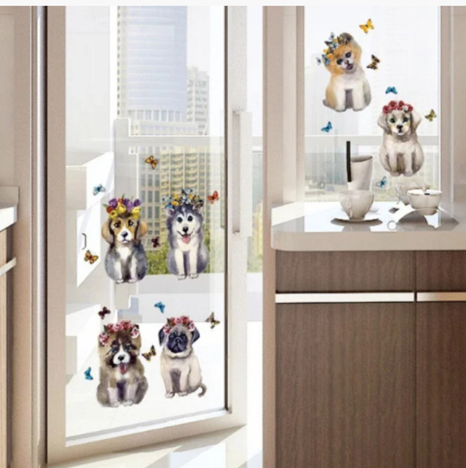 Наклейки на стіну декоративні Собачки Київ - фото 2