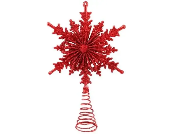 Верхушка для елки Звездочка декор на елку 230 на 150 мм красный Киев - изображение 1