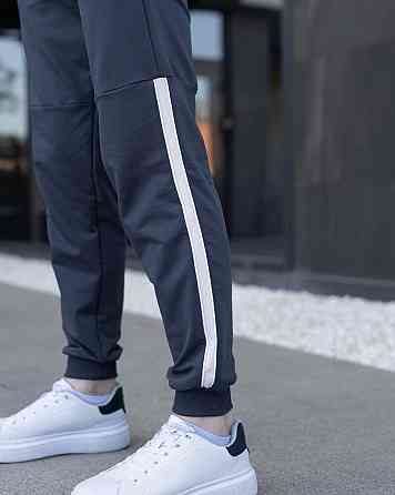 Демісезонний спортивний костюм Pobedov Black moon. Темно-сірий спортивний костюм для чоловіків Київ