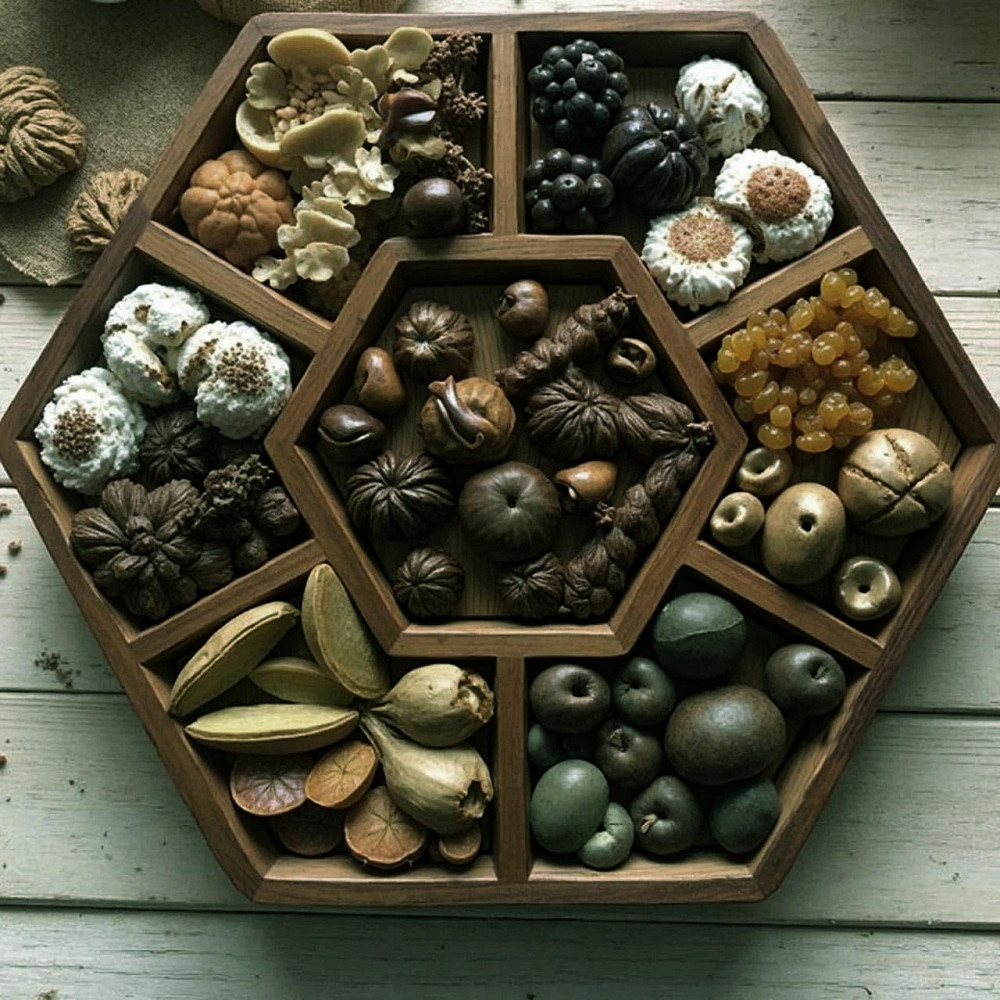 Менажница деревянная 