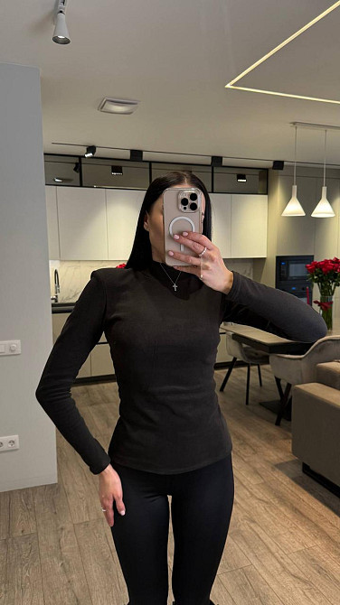 Жіночий базовий теплий гольф-термо трикотаж пума Одеса - фото 5