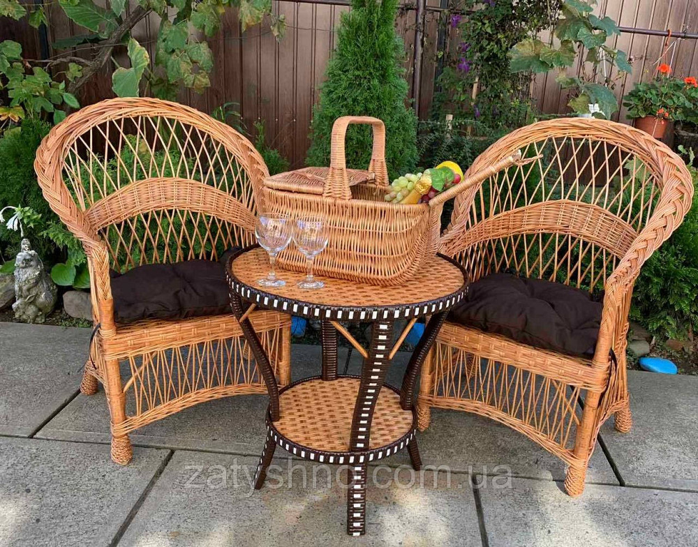 Набор мебели из лозы с корзиной пикник Киев - изображение 9