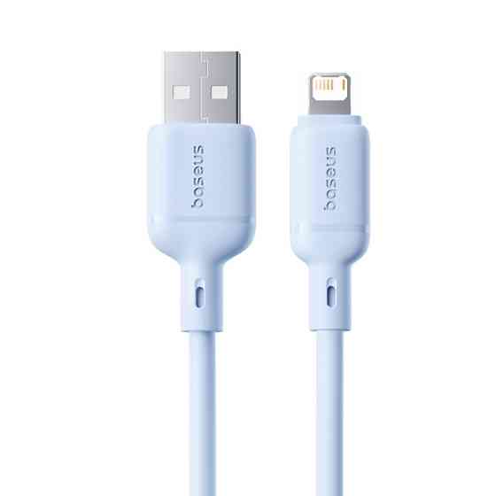Кабель Baseus Silky Series Fast Charging Cable USB to iP 2.4A 1m Galaxy Blue Одесса