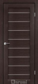 Двери межкомнатные Даруми Леона венге панга стекло сатин Киев - изображение 1