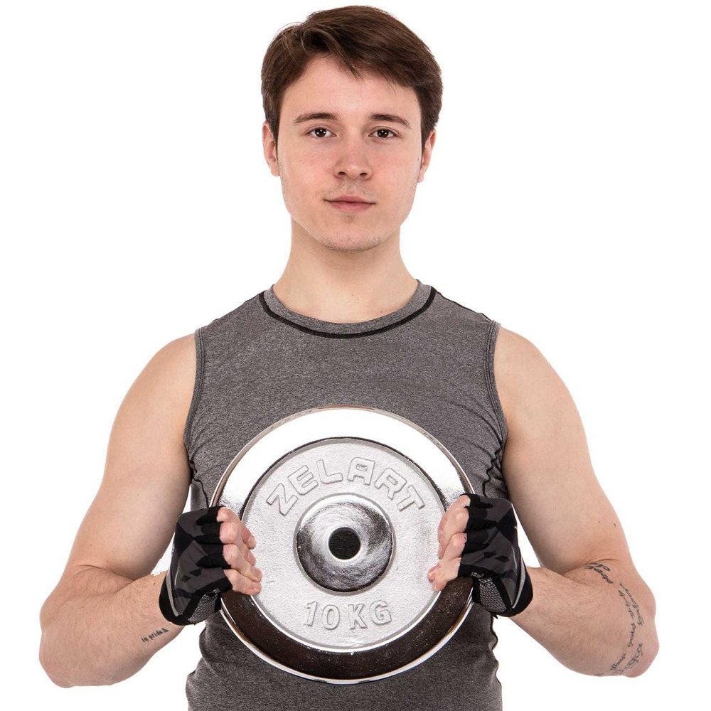 Диск хромований 10 кг 30 мм Zelart-7786-10 Київ - фото 7