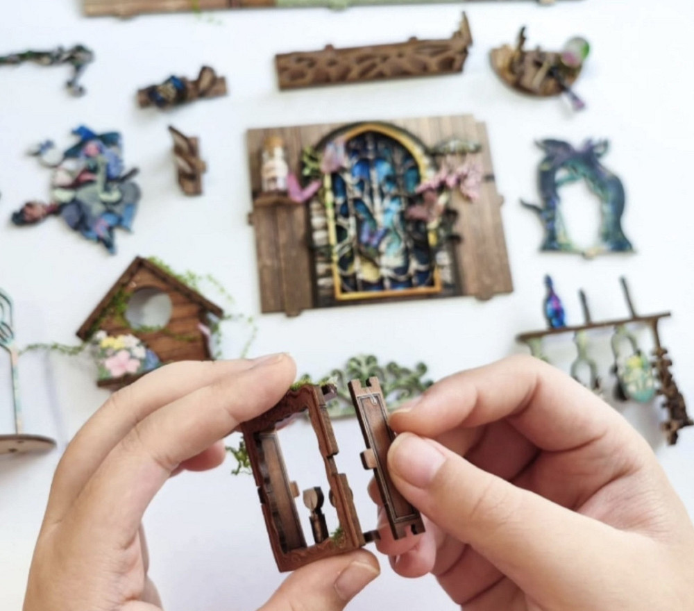 Бук Нук  Book Nook Green Fairyland 3D румбокс. Харків - фото 1