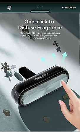 Автомобільний освіжувач повітря ESSAGER Grey Київ