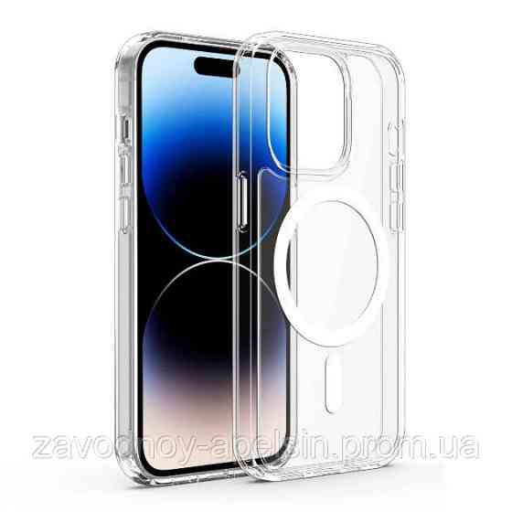 Iphone 15 Pro Прозрачный чехол Space MagSafe (TPU+PC) Одесса