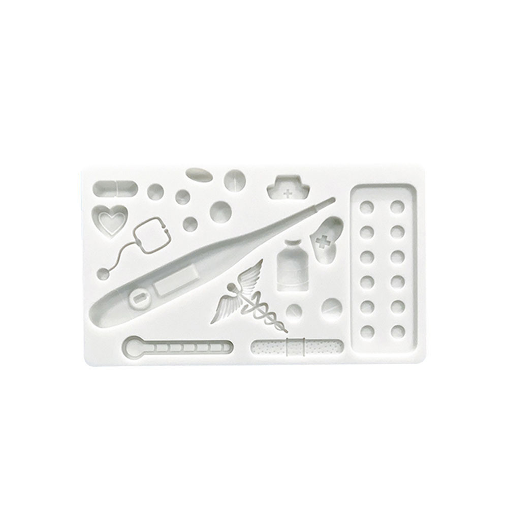 Молд силиконовый Медицина 154 на 90 мм серый Киев - изображение 5