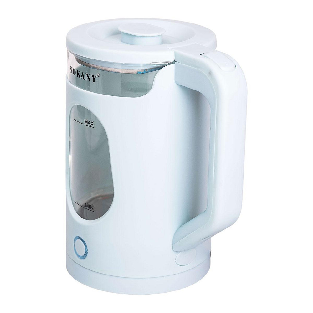 Электрочайник бытовой 2.3 л Sokany дисковый с автоотключением SK-SH-1071BL Киев - изображение 4