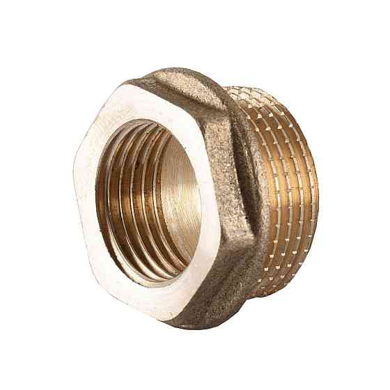 Футорка латунная 1″НР х 1/2″ВР штампованная А0704-1А VA (000010539) Киев