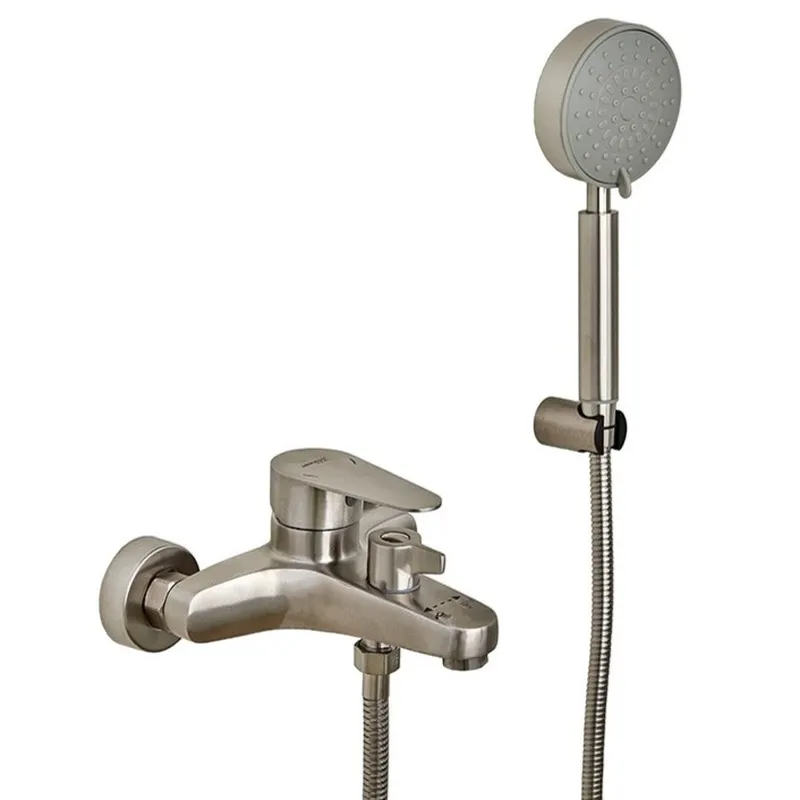 Змішувач для ванної Mixxus NEO-009 Euro з нержавіючої сталі MI6181 Харків - фото 1