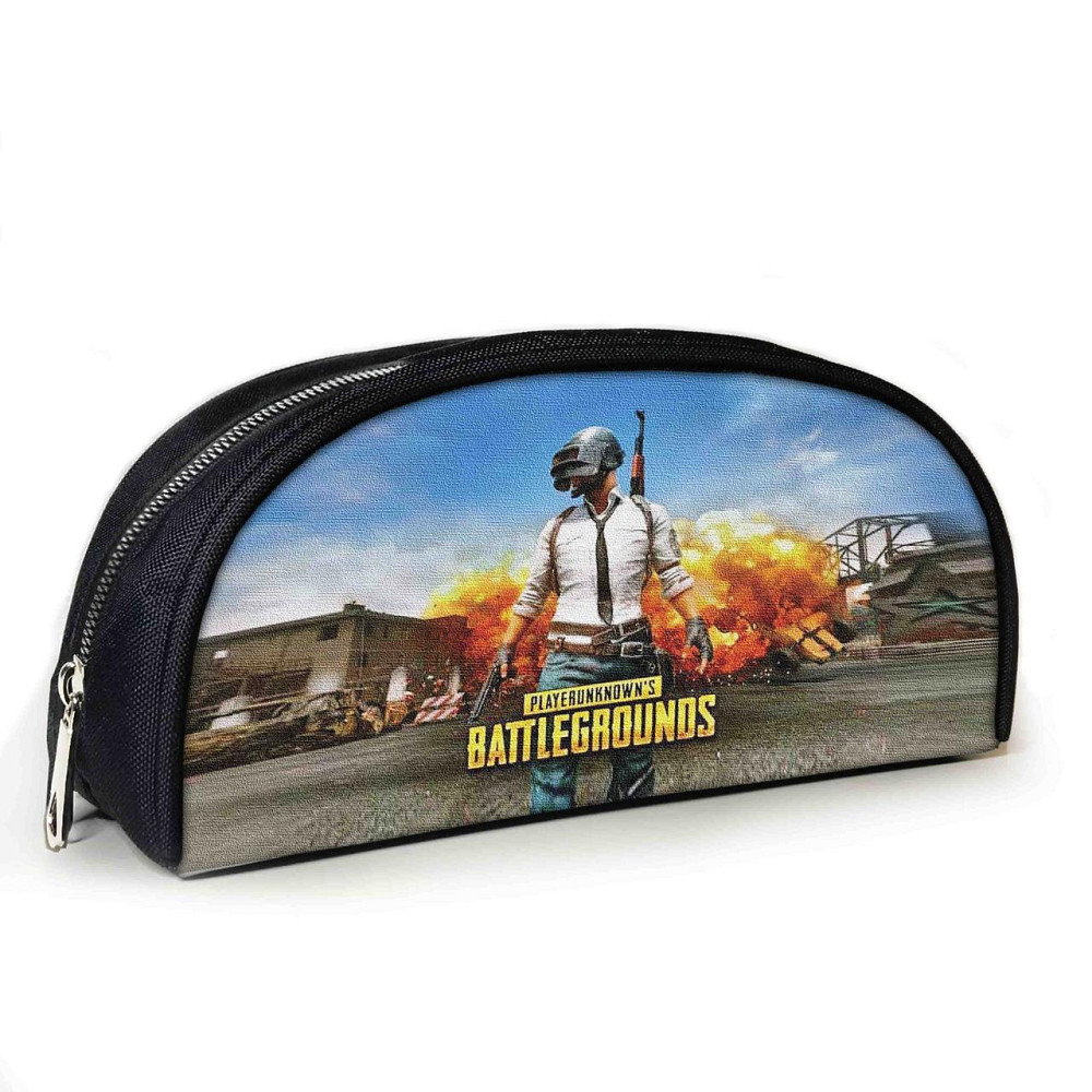 Пенал шкільний з принтом PUBG: Battlegrounds 23х10х8 см з принтом для хлопчика (3826) Київ - фото 1