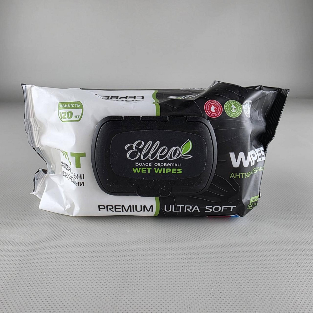 Влажная салфетка 120 шт с клапаном 