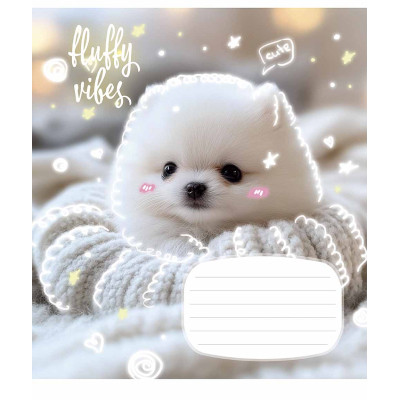 Зошит Школярик Fluffy vibes 12 аркушів клітинка (012-3546K) Вінниця - фото 4