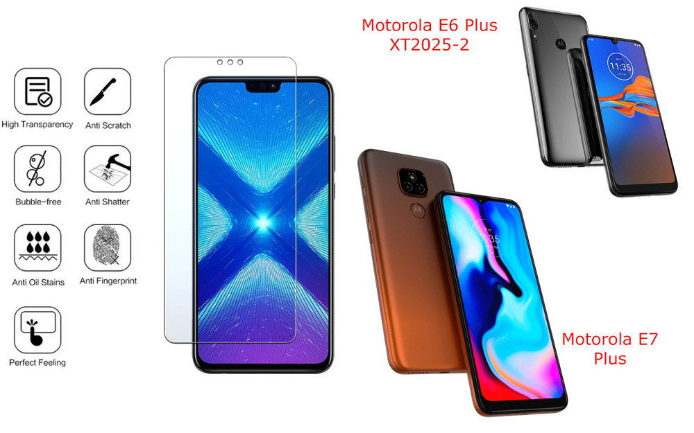 Защитное стекло NeoGlass для Motorola E6 Plus XT2025-2, Motorola E7 Plus – ультрапрозрачное и устойчивое Киев - изображение 4