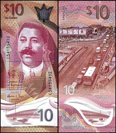 Барбадос / Barbados 10 Dollars 2022 Pick NEW UNC Полтава