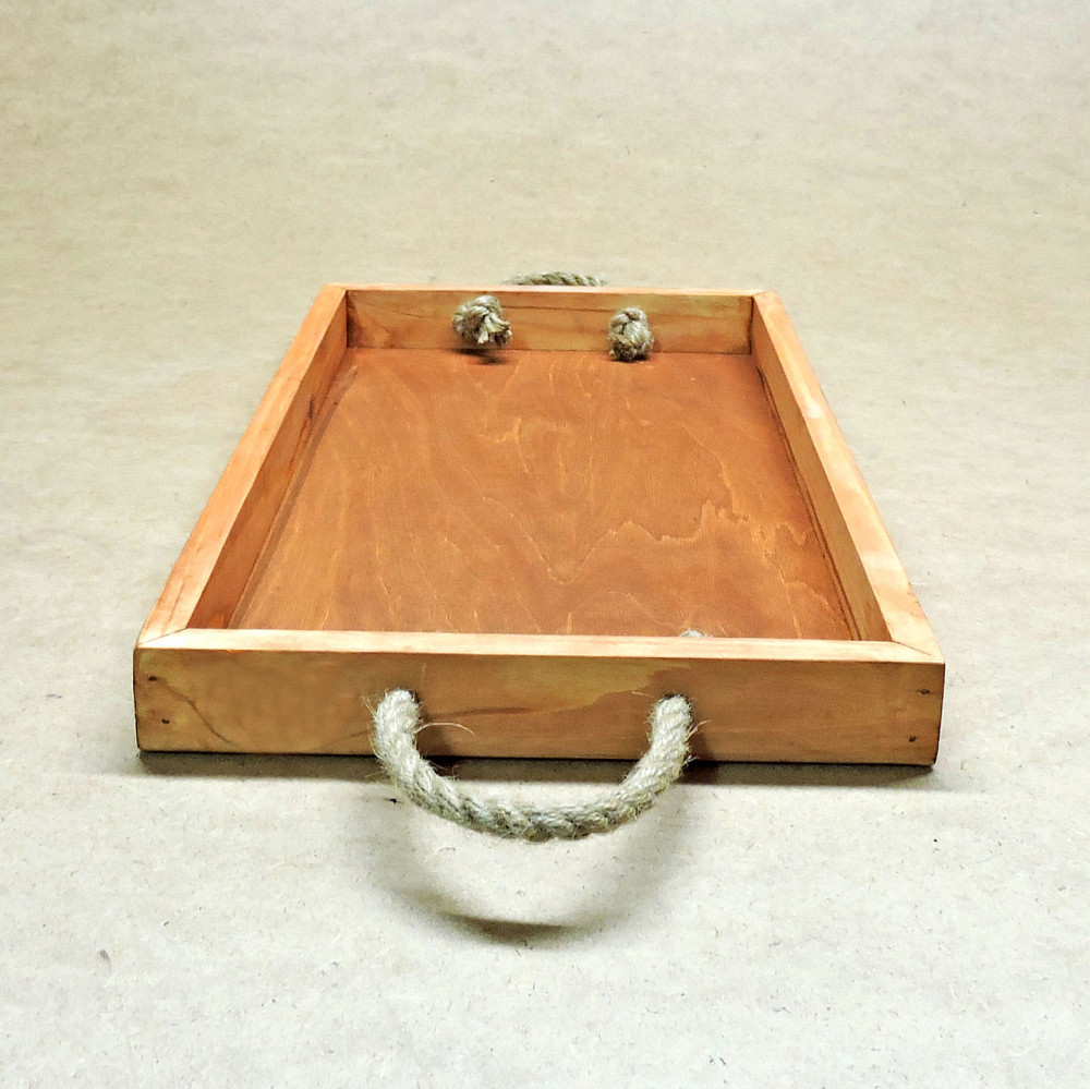 Піднос дерев'яний "Шарлеруа 50х27" шафран Миколаїв - фото 7