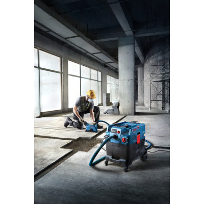 Пылесос строительный Bosch GAS 400 A, 1200Вт, 240мБар, 40л, 14кг (0.601.9M0.020) Винница - изображение 5