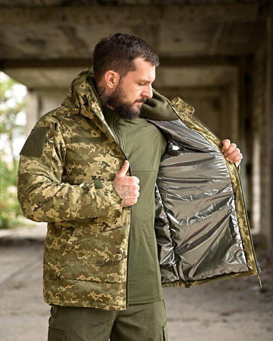 Тактична куртка бушлат Persona піксель Omni-Heat ВТ0448 Одеса - фото 2