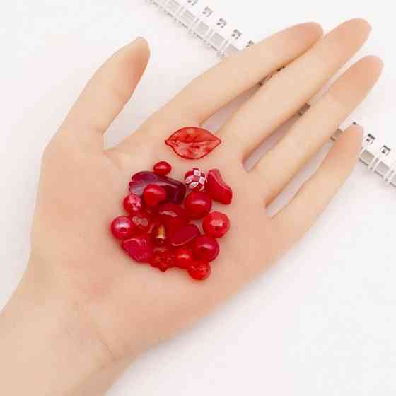 Декоративні намистинки для творчості Бомбей Dom Busin УТ100014229 в упаковці 86 шт Вінниця