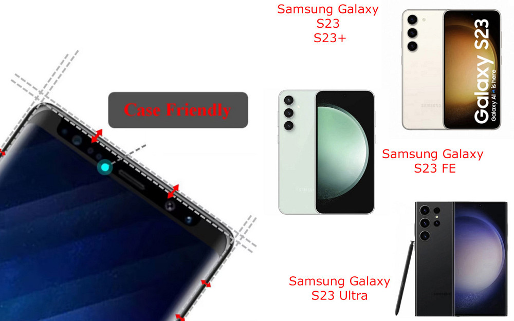 Захисне скло HyperGlass Pro для Samsung Galaxy S23, S23+, S23 FE, S23 Ultra – максимальна чутливість та захист Київ - фото 4