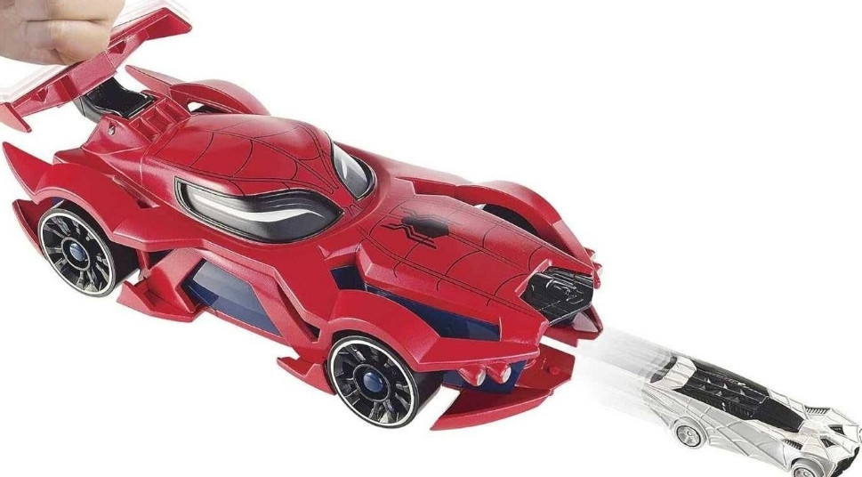 Машинка Хот Вилс Человек Паук пускатель Hot Wheels Marvel Spider-Man.  ОРИГІНАЛ! Харьков - изображение 2