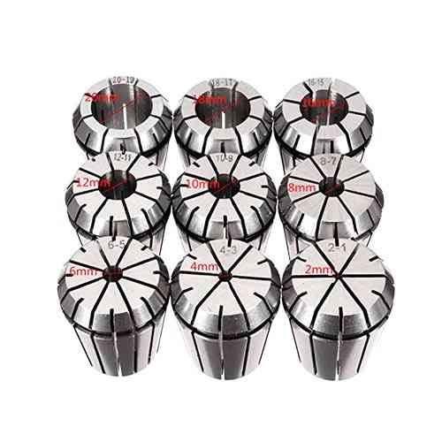 Цанги затискні 9шт ER32, 2-20мм, для ЧПУ верстата Вінниця