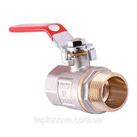 Кран кульовий прямий Q PROFESSIONAL 1" НВ КР PN40 QP152 Чернівці