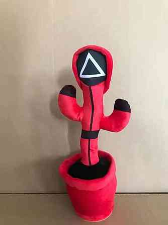 Танцюючий кактус-КАЛЬМАР співаючий Dancing SQUID, 120 пісень, LED-підсвічування, інтерактивна іграшка Одеса