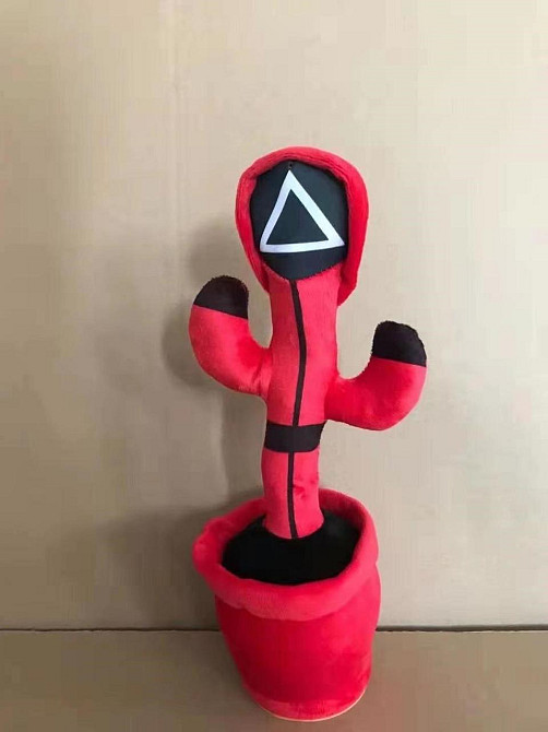 Танцующий кактус-КАЛЬМАР поющий Dancing SQUID, 120 песен, LED-подсветка, интерактивная игрушка Одесса - изображение 6