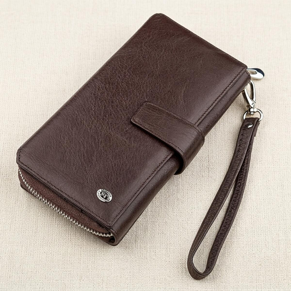 Кошелек женский ST Leather 18457 (SТ228) из натуральной кожи Коричневый Киев - изображение 8