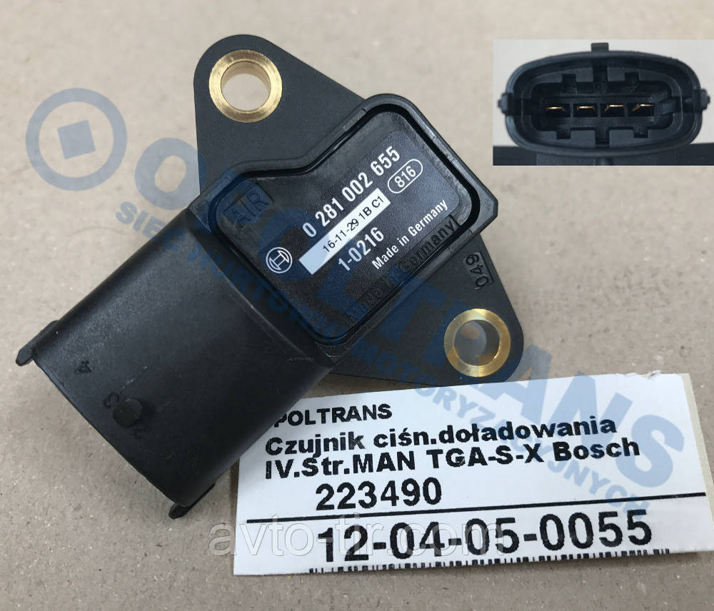 Датчик давления турбины MAN / DAF 51274210198 1326649 51274210179 51274210216  1789364 Луцк - изображение 1