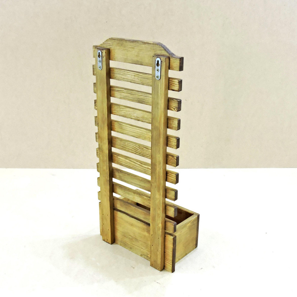 Полиця настінна для квітів "Сальвадор" капучино Миколаїв - фото 7