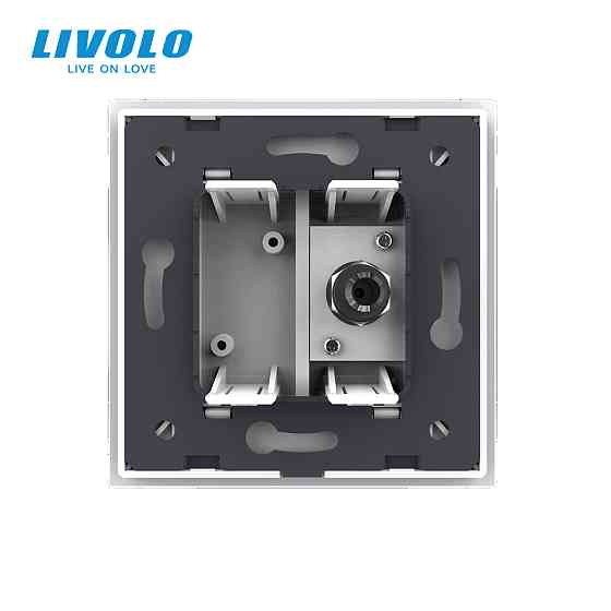 LIVOLO Розетка супутникова SAT Livolo білий скло (VL-C7FCSL-1WP) Коломия