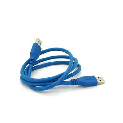 Дата кабель USB 3.0 AM/AM 1.0m Blue Voltronic (YT-3.0AM+AM-1.0) Вінниця