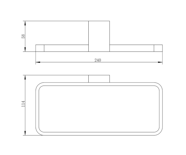 Держатель для полотенец IMPRESE BITOV хром Киев - изображение 2
