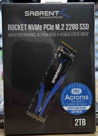 Комплектующие: Sabrent Rocket SSD2 , ТБ , M.2 , 2280 PCle, 3.0 NVMe.Новий Киев