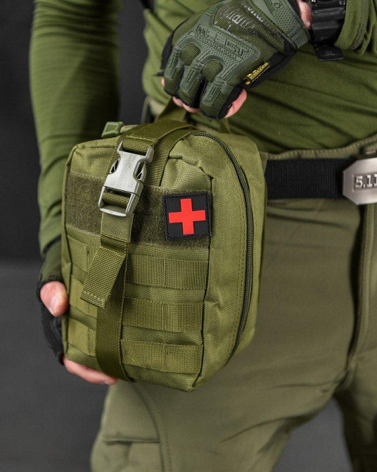 АПТЕЧКА ТАКТИЧНА ШВИДКИЙ ЗНИЖОК OLIVA П2-3! Одеса - фото 1