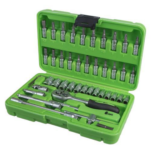 Набір головок 1/4", 46 предмета Alloid.  4-14 мм. Одеса - фото 4