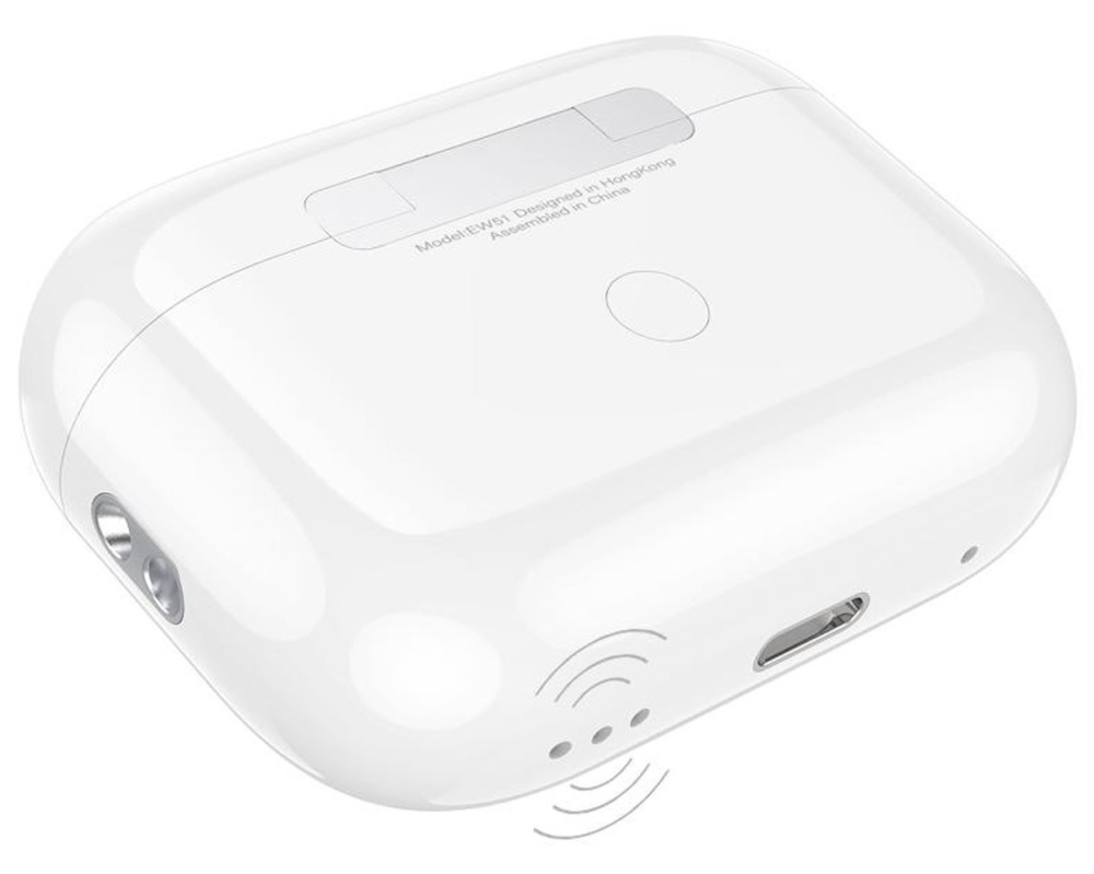 Бездротові навушники HOCO EW51 True wireless ANC noise reduction BT headset White Одеса - фото 5
