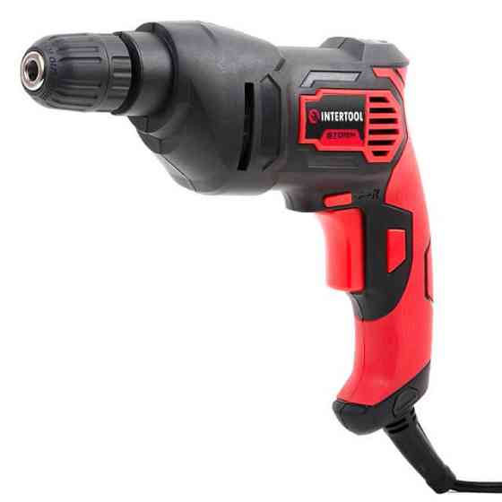 Дриль електричний, 0,5 кВт, 2400 об/хв, 0,8-10 мм, швидкозатискний патрон - Електродриль для дому Львів